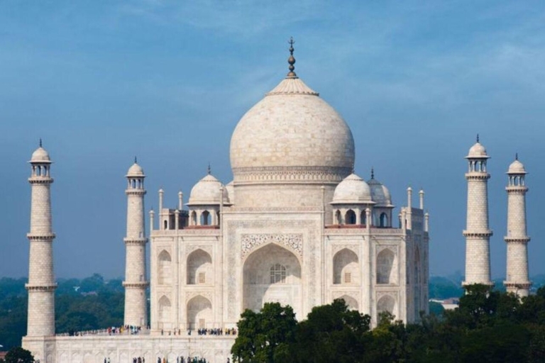 Agra: Wycieczka z przewodnikiem z biletem wstępu do Taj Mahal i transferem do hotelu
