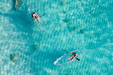 Snorkling med sköldpaddor, kajakpaddling, matlagningskurs med lunch