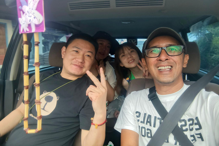 Ubud: Private Car Charter with Entry Fees Ubud Customizable Tour