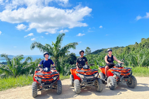 Depuis Phuket : Itinéraires panoramiques en quad avec vue sur Karon et Patong1 heure de route