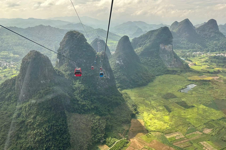 Guilin : visite privée d&#039;une journée à Yangshuo, vue sur les montagnes à vol d&#039;oiseau