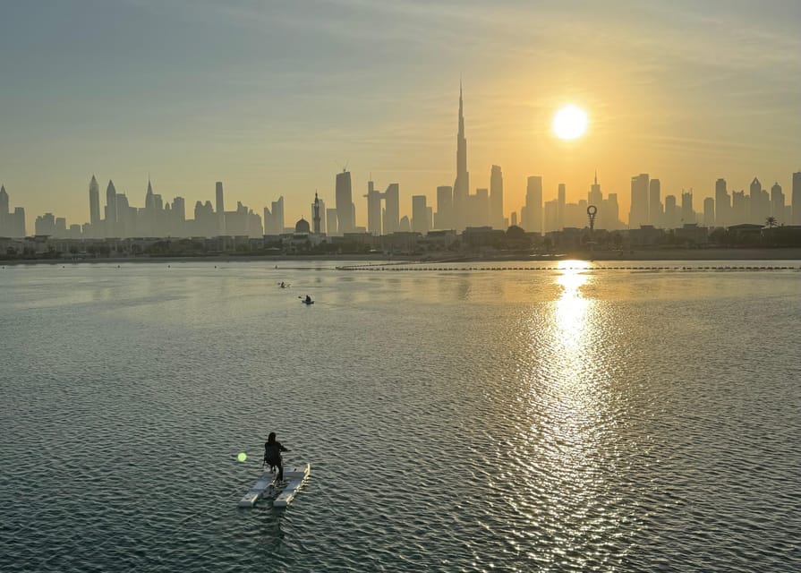 Dubai Water bike experience with Burj Khalifa views GetYourGuide