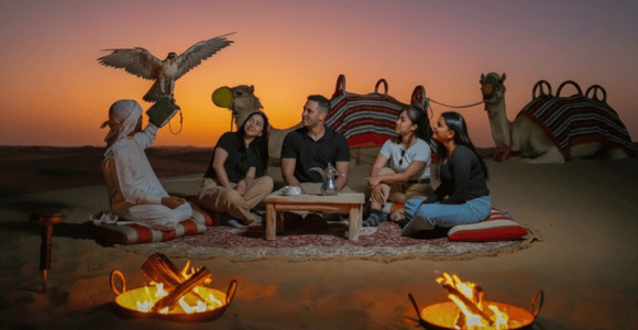 Dubai: Evening Desert Safari with Camel Ride & Stargazing