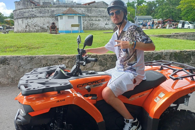 Nassau: Guided Scooter/ATV Tour with Beach Day Bundle Scooter Rental