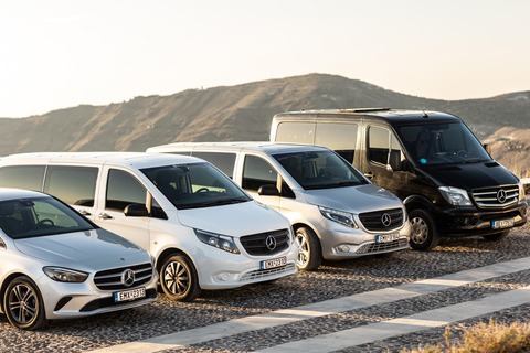 Santorini: Private Car & Driver at Your Disposal 7-Hour Private Disposal Car and Driver