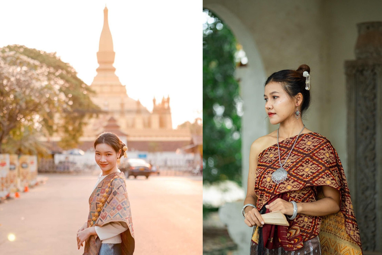 Vientiane: Traditional Lao Dress Rental and Photo Session