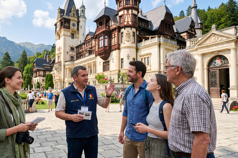 Skip-the-Line Dracula Castle, Peles, Cantacuzino & Brasov Skip-the-Line PRIVATE-MINIVAN-Entrance tickets are included