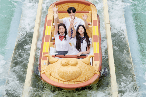 Busan: Lotte World 1 Day Pass + Korean School Uniform Rental Busan Lotte World 1 Day Pass + Korean School Uniform Rental