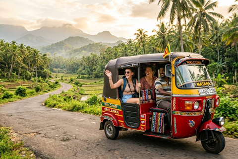 From Sigiriya: Dambulla & Habarana Tuk-Tuk Tour with Lunch