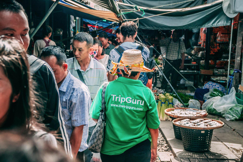 Desde Bangkok: Excursión de un día al Ferrocarril de Maeklong y al Mercado FlotanteBangkok: Ferrocarril y Mercado Flotante de Maeklong - Visita en grupo