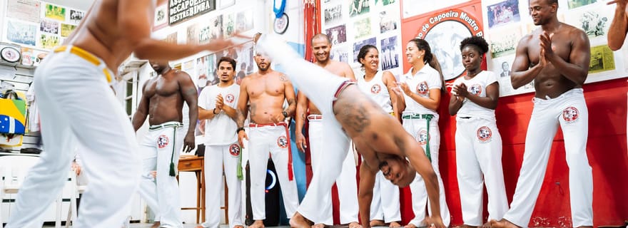 Salvador : Nuit culturelle de capoeira, de samba et de tambours