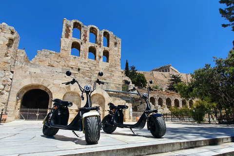 Athens: Premium Guided E-Scooter Tour in Acropolis AreaAthens: Guided E-Scooter Tour in Acropolis Area