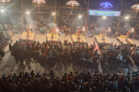 Manikarnika Ghat och Ganga Arti-tur