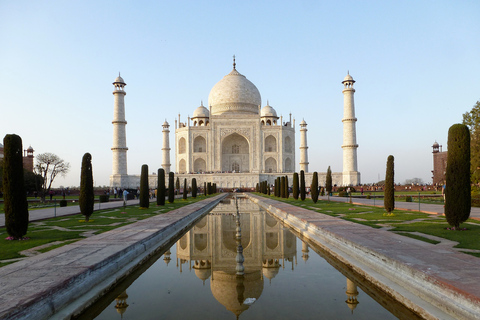 Desde Delhi: Visita Privada al Taj Mahal al Amanecer en CocheExcursión con Todo Incluido - Entradas+ Coche+ Guía+ Comida