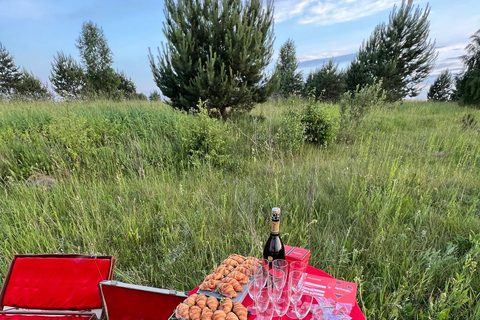 Trakai Hot Air Balloon Flight with Champagne & Small Gifts
