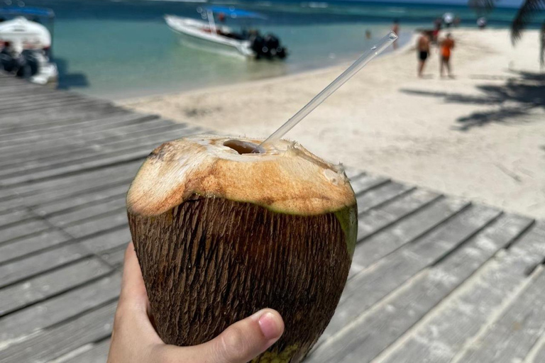 Punta Cana: VIP Saona Island Tour with Drinks and Food Included Punta Cana: VIP Saona Island Tour with Drink and Food Included