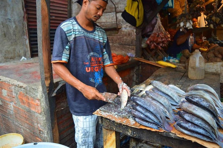 Cartagena: tour guidato del mercato di Bazurto con pranzo e trasferimentoCartagena: tour guidato al mercato di Bazurto con pranzo e trasferimento