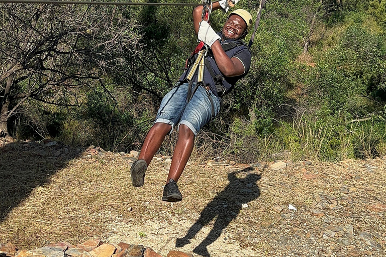 Joanesburgo: Tour de Zipline e Berço da HumanidadeJoanesburgo: passeio de tirolesa e Berço da Humanidade