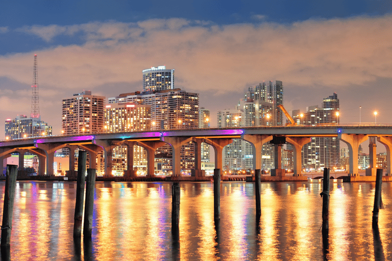 Miami : Croisière panoramique avec bar à bord