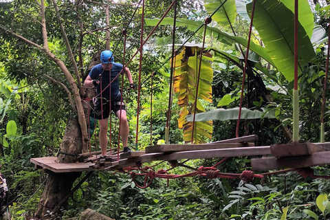 Phuket: Jungle Xtrem Avonturen en Zipline ParkAvontuur voor gevorderden met 45 platforms