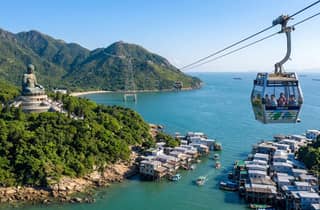 Hongkong: Nachmittagstour auf Lantau mit Big Buddha, Tai O & Seilbahn