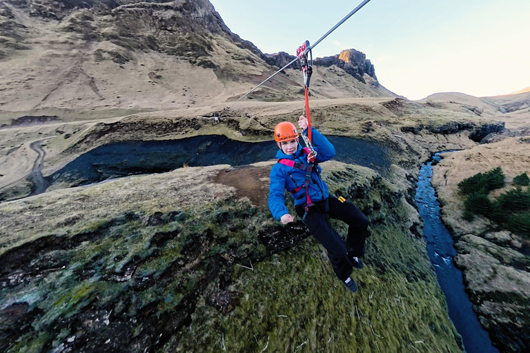 Vík: Zipline Adventure over Canyons and Waterfalls