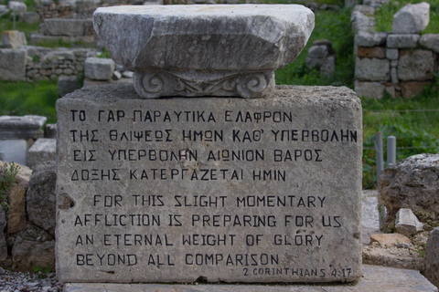 Delphi oracle &amp; ancient corinth saint Paul steps