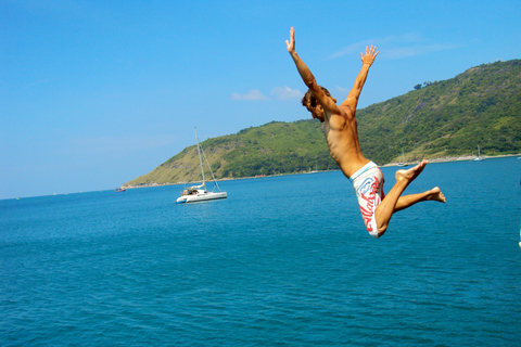 Phuket: Combinación de Sol y Puesta de Sol con Snorkel y Natación