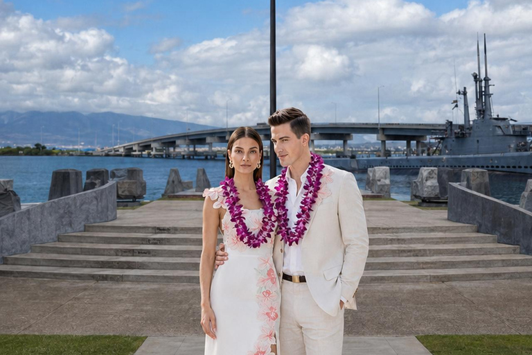 Oahu: Buddhist Wedding Ceremony with Photoshoot & Pickup