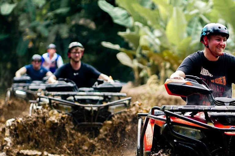 Bali: Waterval Gorilla Grot ATV Tocht en Ubud Rafting TochtSolo 250cc, Gorilla Grot ATV &amp; Ayung Rafting - Geen Transfers