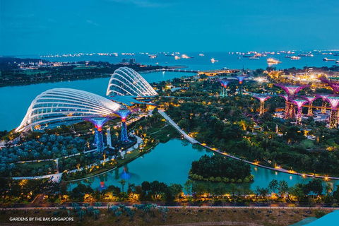 Wspólne transfery do atrakcji Singapuru z hoteluWspólne transfery do Gardens By The Bay i Marina Bay Sands