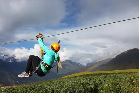 ZIPLINE, TIROLINA O TIROLESA AU-DESSUS DE LA VALLÉE SACRÉE-CUSCO