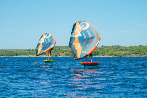 Fornells: Wing Foil Lesson with Gear in Menorca