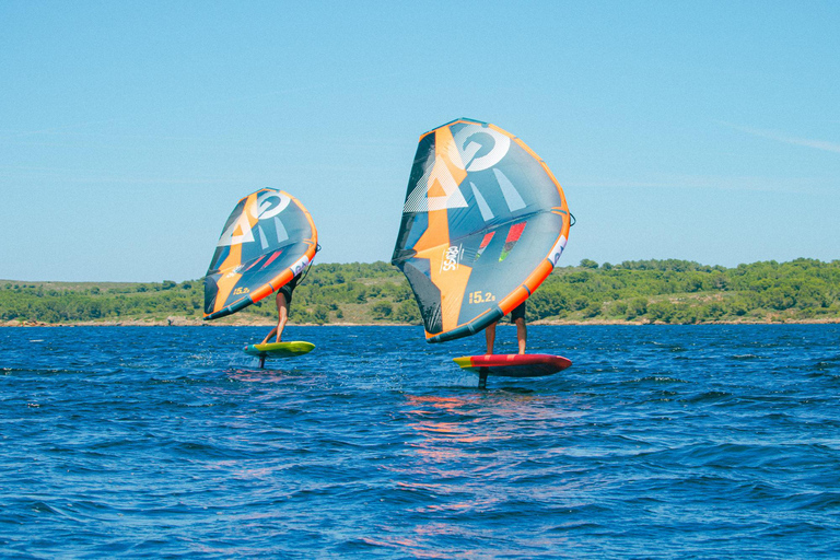 Fornells: Wing Foil Lesson with Gear in Menorca