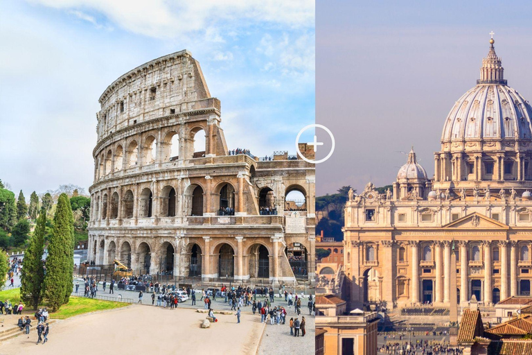 Rome: Full-Day Colosseum, Vatican Museums & St Peter's Tour Morning Vatican Museums and Afternoon Colosseum