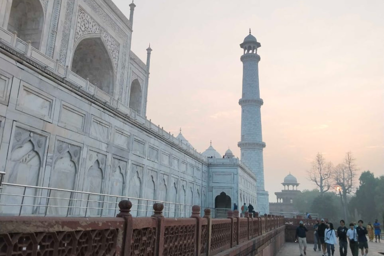 Jaipur to Taj Mahal & Agra Fort Day Tour Delhi Drop Optional Private AC Car + Driver + Authorised Live Tour Guide