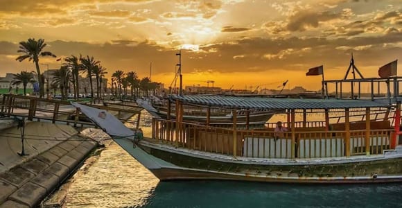 Doha: Sunset Cruise on a Traditional Dhow Boat