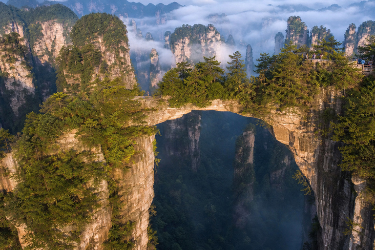 Zhangjiajie: Avatar Mountains E-Ticket & Guide Options 4-Day Park Ticket + 4 Mountain Transport Rides
