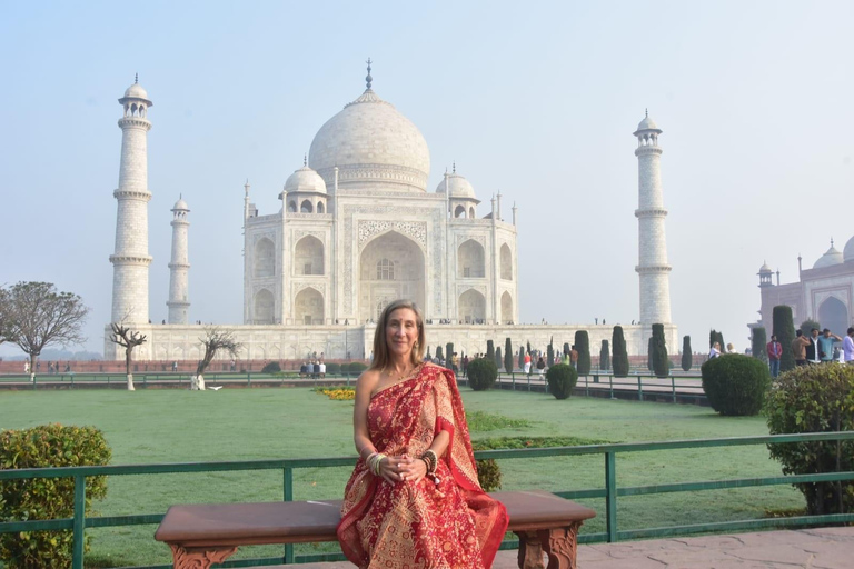 From Delhi: Sunrise Taj Mahal & Agra Highlights Private Tour Local Expert Tour Guide Only
