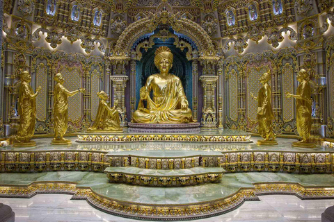 Delhi: Red Fort Light Show & Akshardham Temple by Car