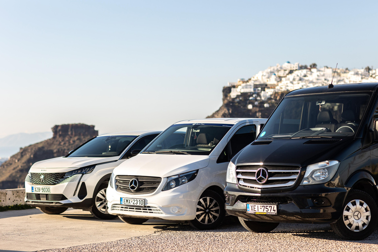 Santorini: Private Car & Driver at Your Disposal 7-Hour Private Disposal Car and Driver