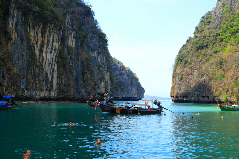 Phi Phi: Ganztagestour mit Longtail und Sonnenuntergang &amp; Plankton Tour