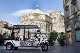 Tour durch Florenz oder Fiesole mit dem Elektro-Golfcart