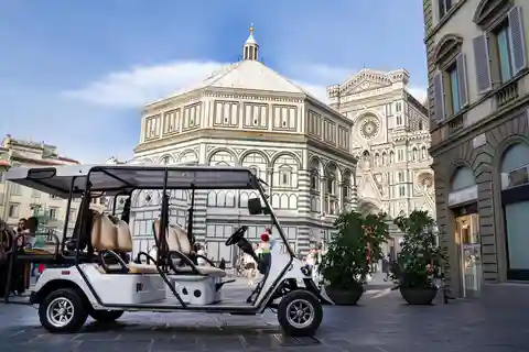 Florence : visite en voiturette du centre historique et de la Piazzale Michelangelo