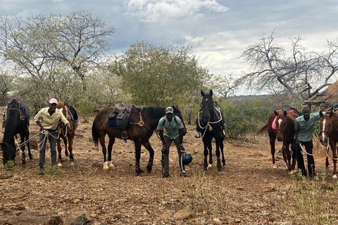 Victoria Falls: African Village Community Tour on Horseback