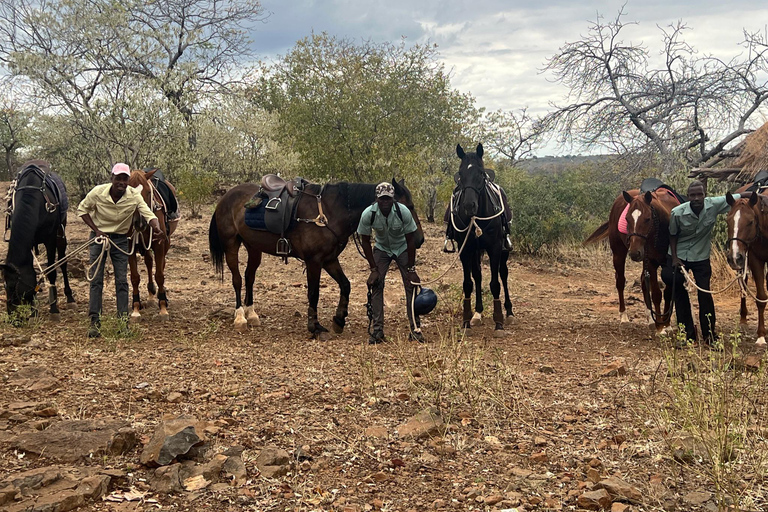 Victoria Falls: African Village Community Tour on Horseback