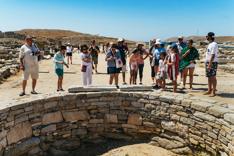 From Mykonos: Delos Guided Tour with Skip-the-Line Tickets Tour in Italian