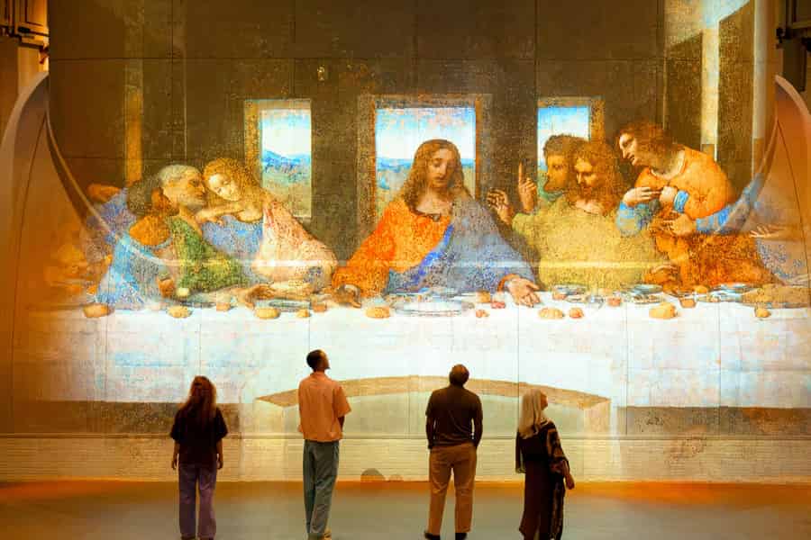 Fabrique des Lumières: Da Vinci, Raffael, Michelangelo. Foto: GetYourGuide