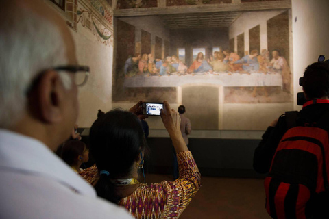 Milano: Nattvarden Guidad tur och inträdesbiljettDen sista måltiden och Santa Maria delle Grazie