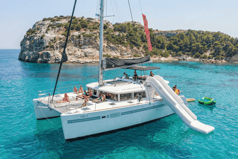 Rhodes Luxury Sunset Catamaran with Open Bar & Water Toys Sunset Luxury Catamaran with Open Bar, Snacks & Water Toys
